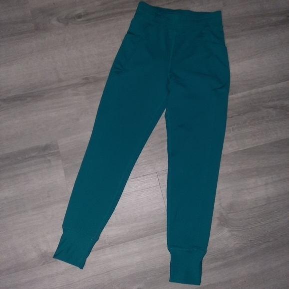 Fabletics Mila Cold Weather Joggers in Turquoise - Picture 4 of 9